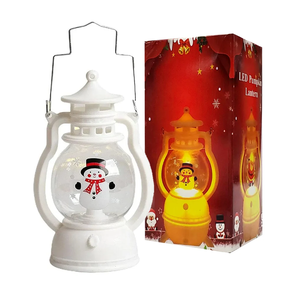 Lámpara decorativa de luz cálida con temática navideña, variedad de diseños / led pumpkin lantern