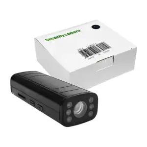 Mini cámara de seguridad rectangular wifi + base adherible y cable de…