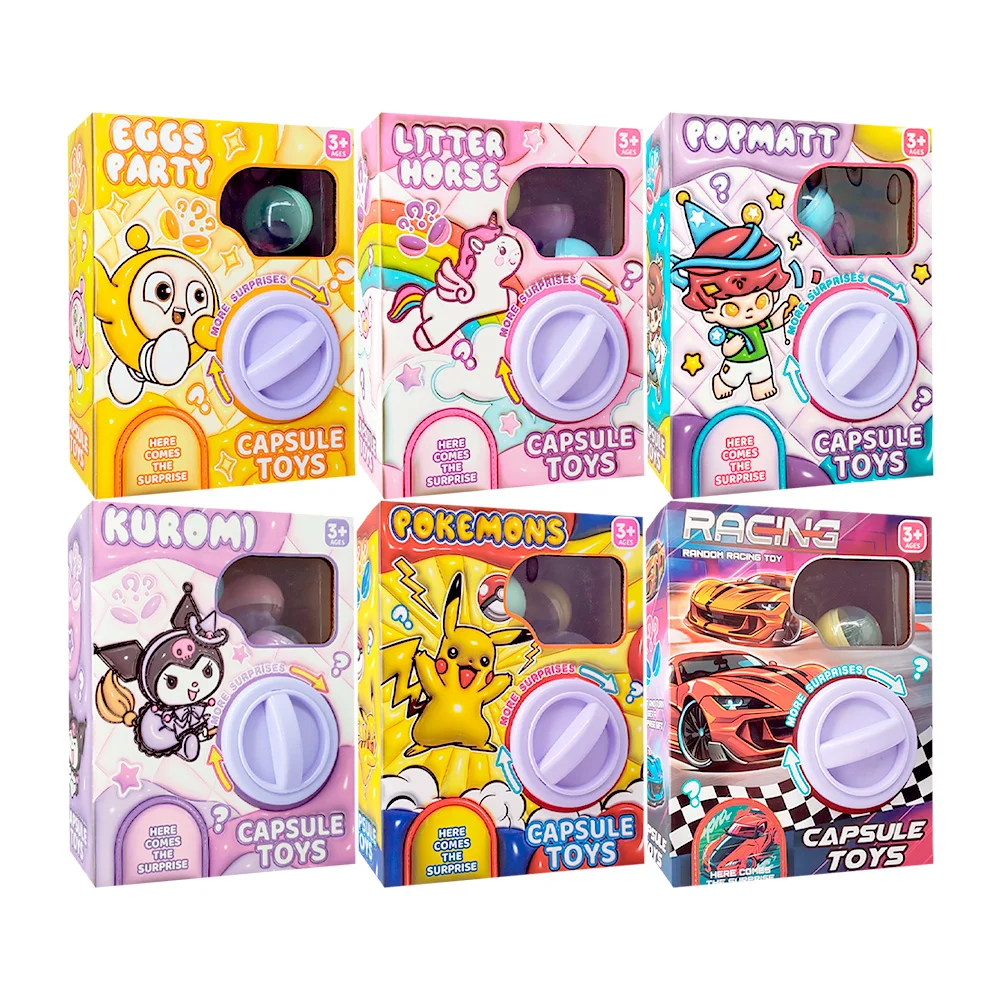 Caja sorpresa expendedora de mini cápsulas - esferas con figura, variedad de modelos / 9003-2 / lu7151