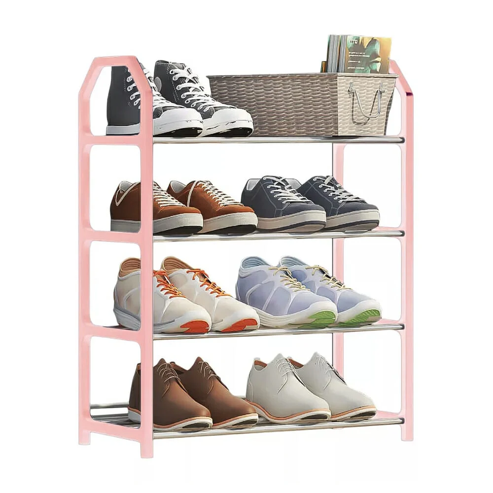 Organizador zapatero metálico multifuncional de 4 niveles, variedad de colores / shoe rack installation steps / lu8069 / wzj-03 / new fashion / 403872