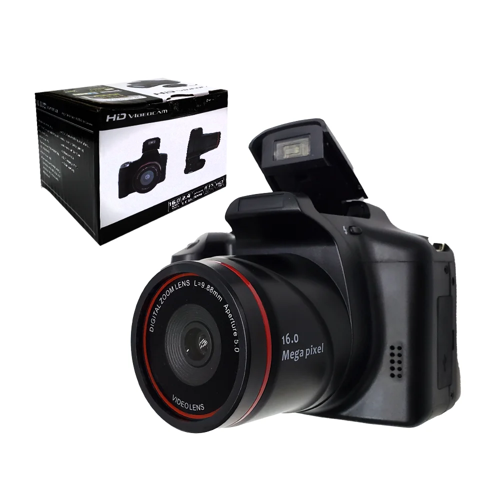 Cámara de video slr full hd 1080p de 16mp y un cable usb / slr cámara / X243