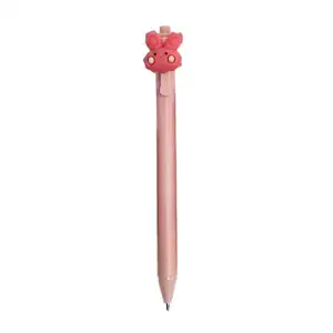 1pza Pluma bolígrafo retráctil con diseño kawaii de animales, varieda…