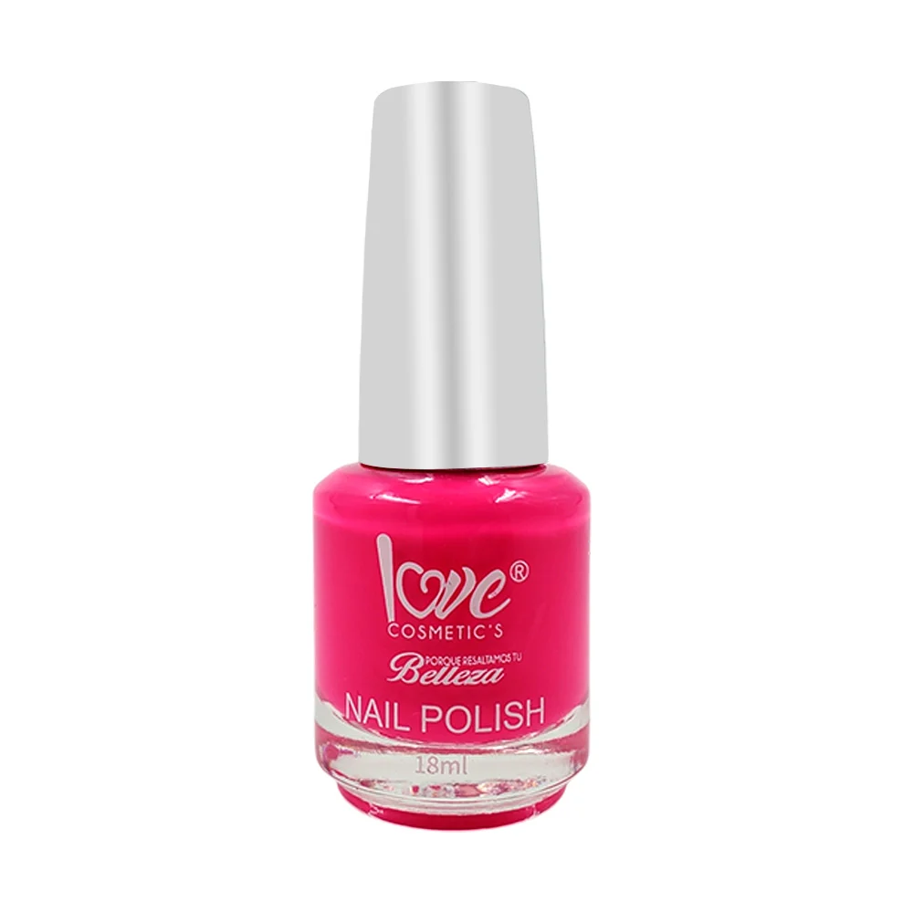 1pza Esmalte para uñas love cosmetics 18ml, variedad de colores / nail polish