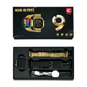 Smart watch m28 ultra con 2 correas intercambiables y cargador magnét…