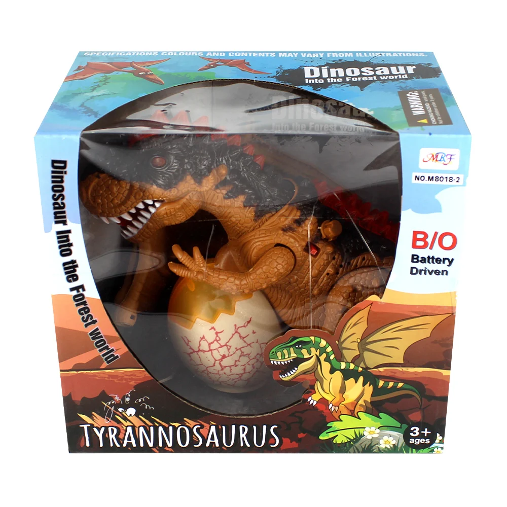 Juguete de dinosaurio con movimiento, luz y sonido de pilas / dinosaur