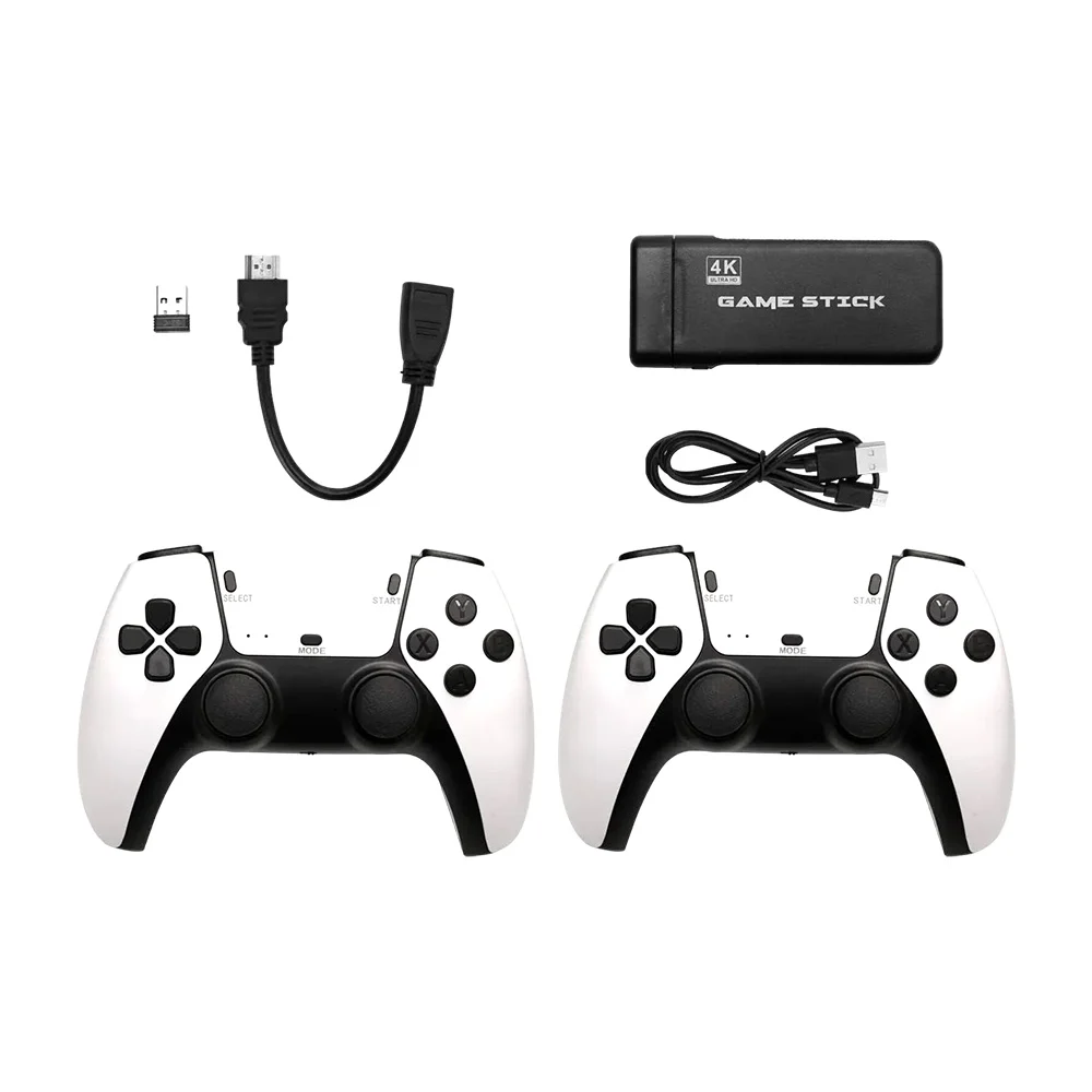 Consola de videojuegos game stick lite 4k ultra hd con 2 controles inalámbricos / dtmx-kx / mpro