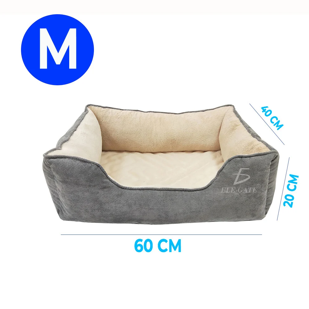 Cama lisa afelpada de esponja suave para mascota, variedad de colores / mas.15.8m