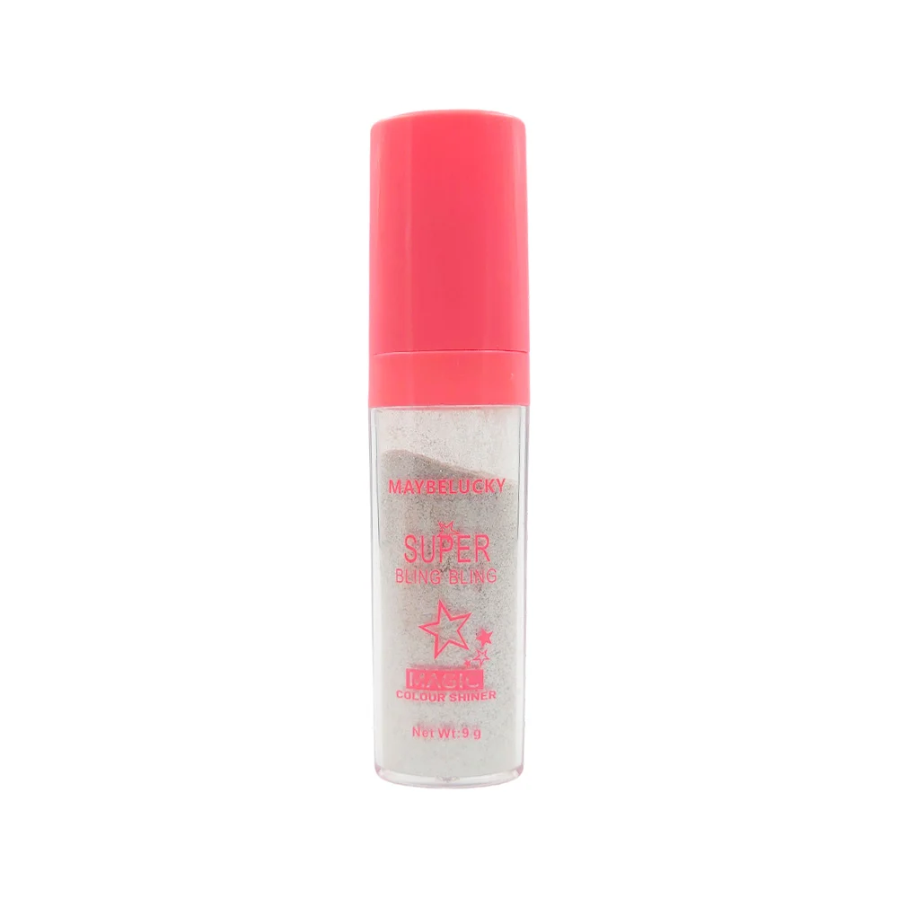 1pza Iluminador polvo de hadas con aplicador de esponja, 9g / maybelucky