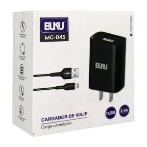 Combo cargador de viaje de carga ultrarápida con entrada usb-lightnin…