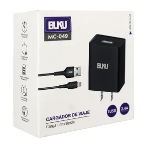 Combo cargador de viaje de carga ultrarápida con entrada usb-lightnin…