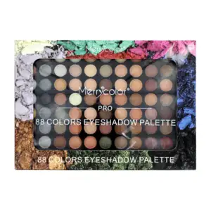 Paleta de sombras para ojos con 88 tonos, variedad de colores / mc104…