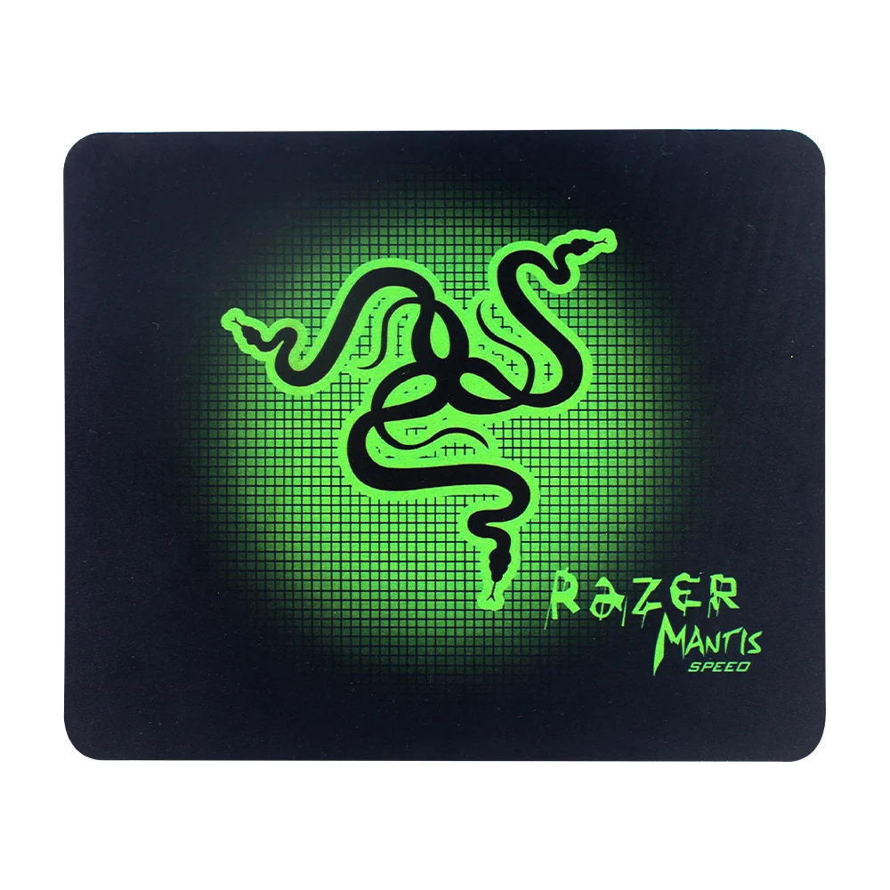 Tapete mouse pad rectangular antideslizante con diseño de 3 serpientes, 30x25cm