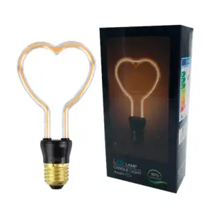 Foco led de luz cálida con forma de corazón, 50w / led lamp / mdl5346