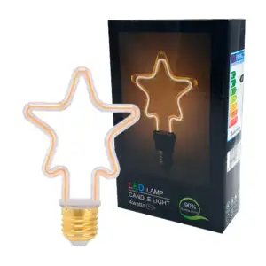 Foco led de luz cálida con forma de estrella, 50w / led lamp / mdl5348