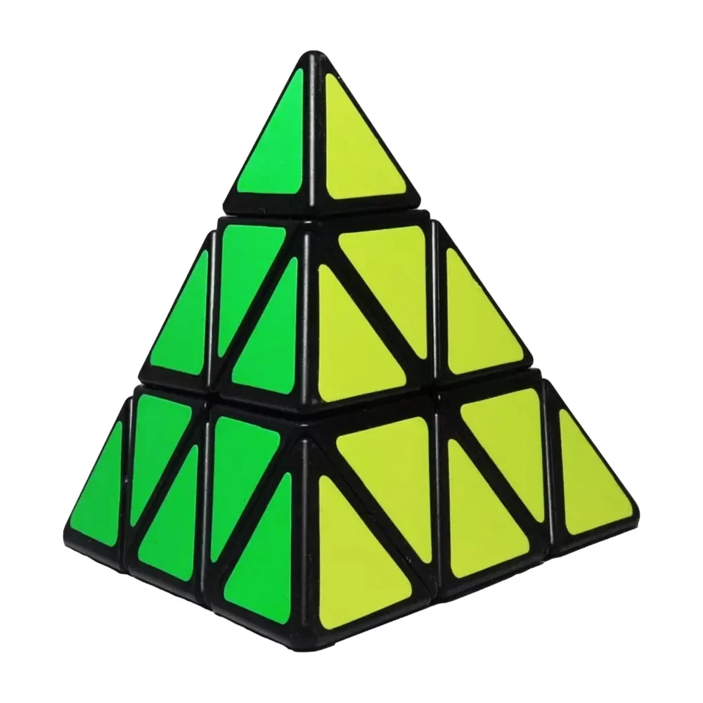 Cubo rubik triangular con colores brillantes / 3 magic pyramid / mf-71