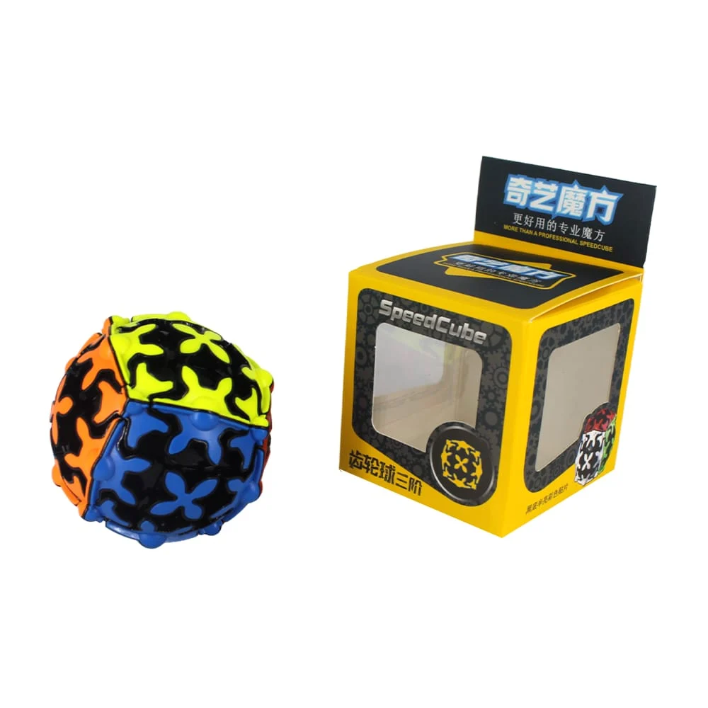 Cubo Rubik gear esférico de 3x3 con piezas en forma de engranajes speed cube / mfg2039