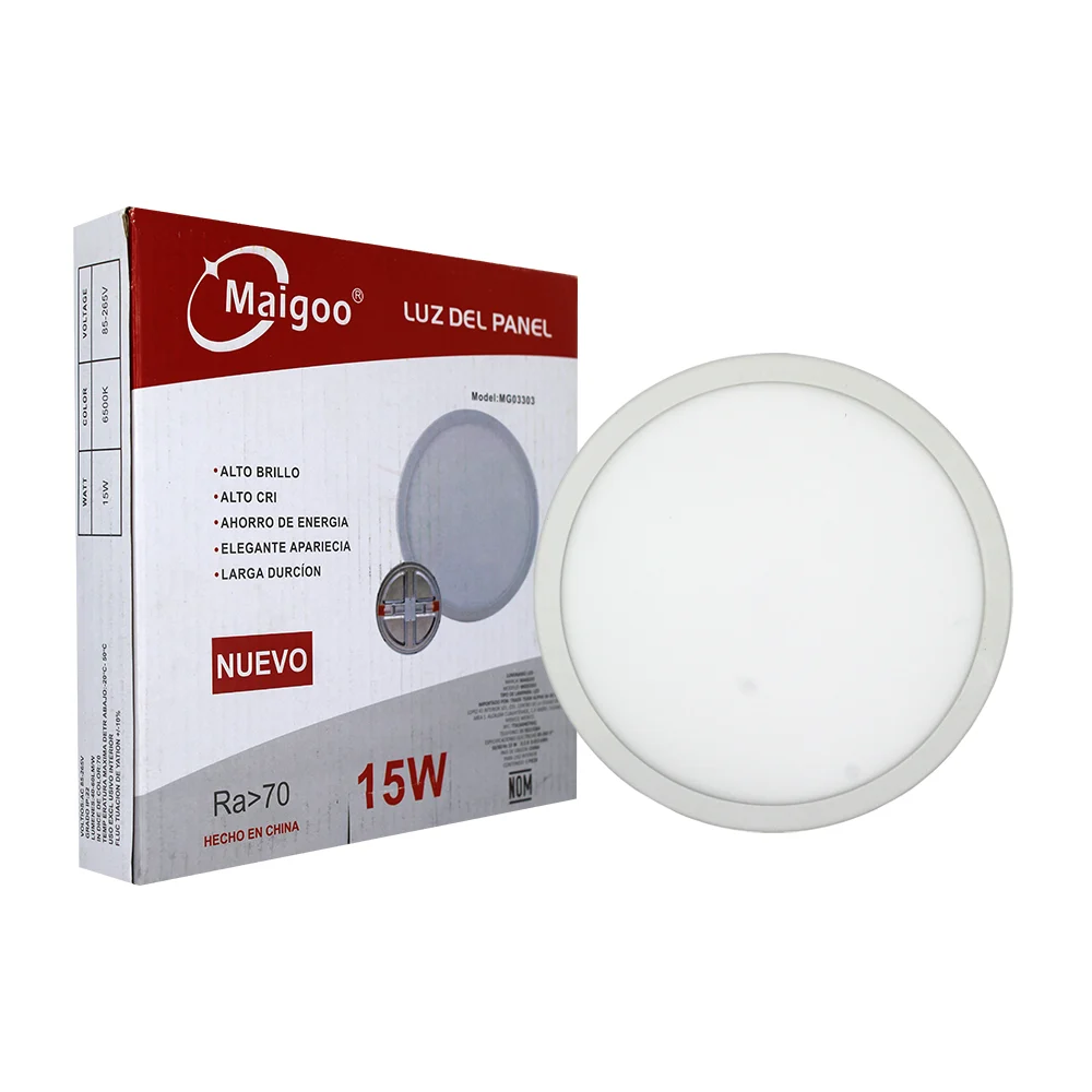 Lámpara / panel ajustable circular maigoo de 15w, 17cm / mg03303