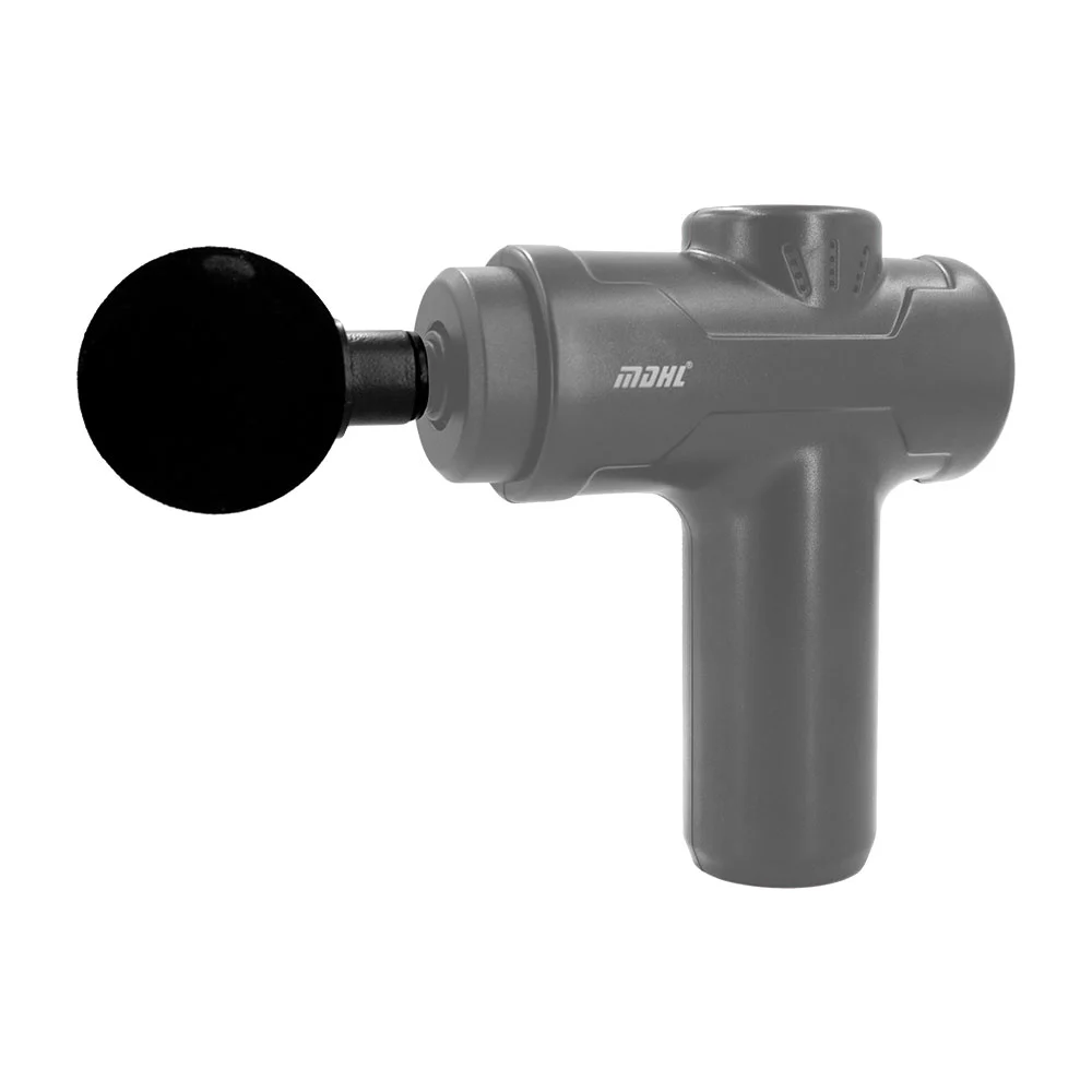 Pistola masajeadora eléctrica recargable, portátil, con 4 cabezales diferentes, 24w, 1800mAh / mini-8211 / massage gun / mdhl
