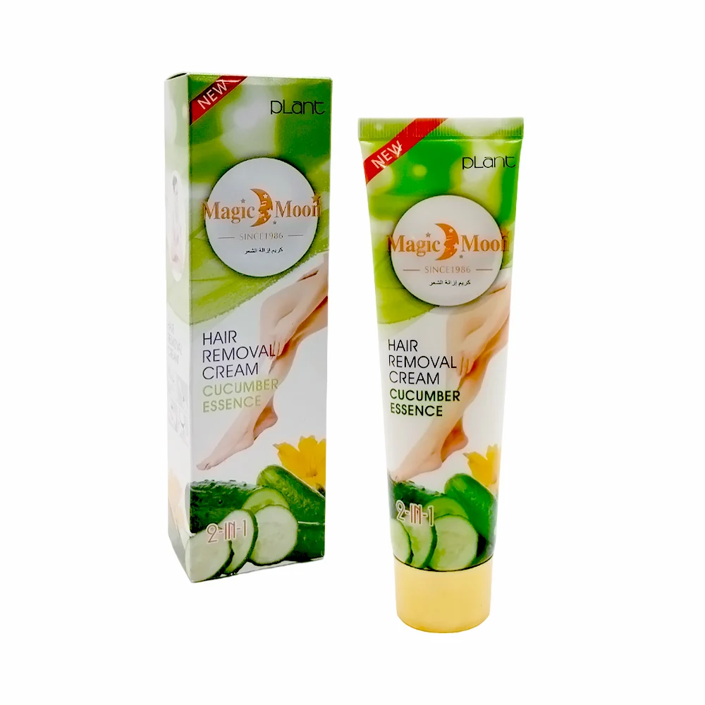 Crema depiladora 2 en 1 con esencia de pepino 100g / magic moon / 839721