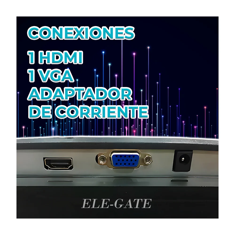 Monitor de 27 pulgadas, 75hz, full hd, ultra-delgado, sin marcos negros
