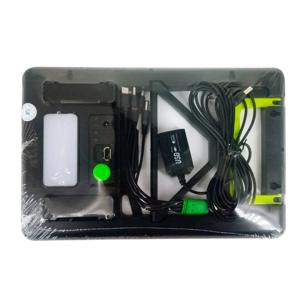 Panel solar multifuncional de emergencia con potencia 15w y 1800mah / mor-100s