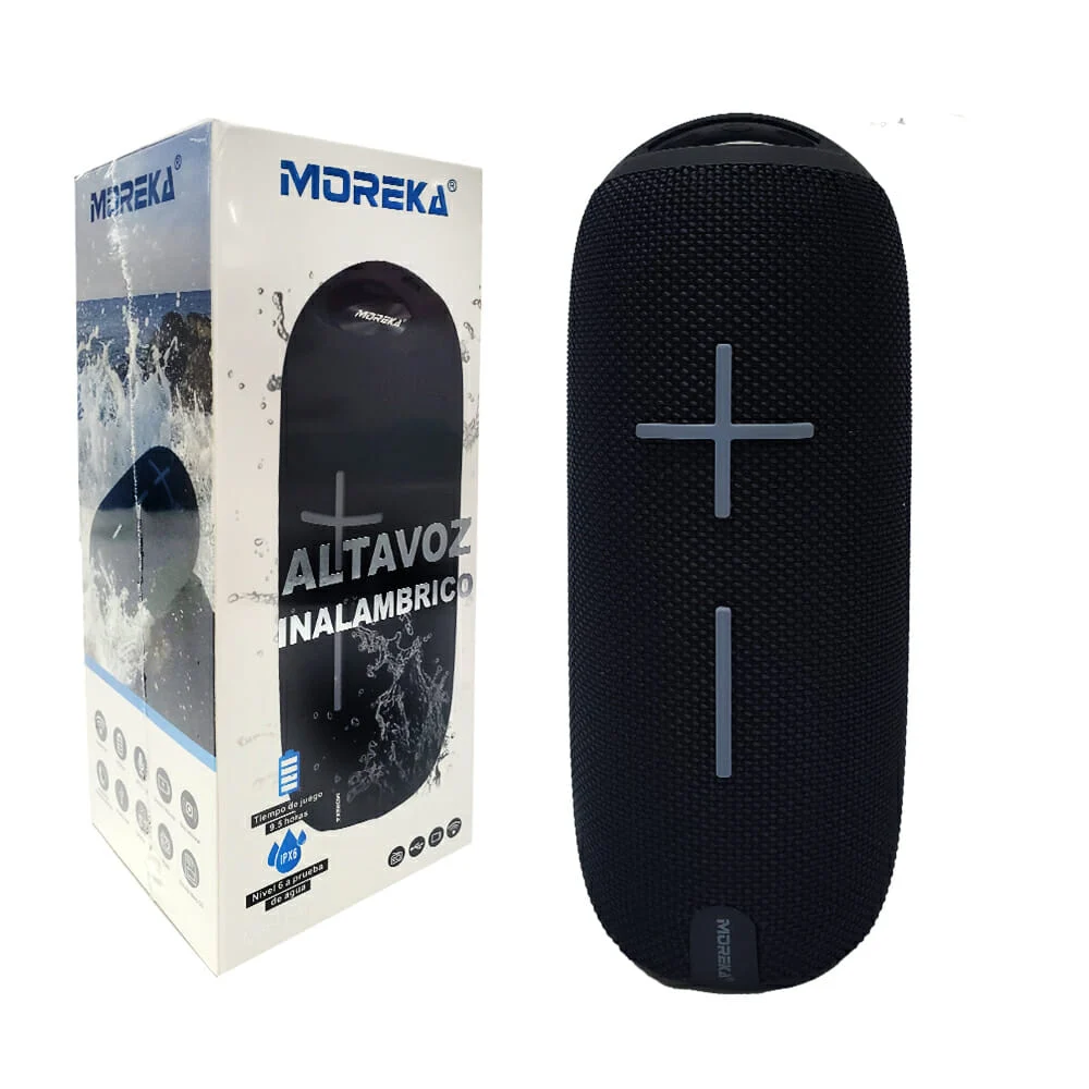 Bocina altavoz bluetooth moreka con prot...