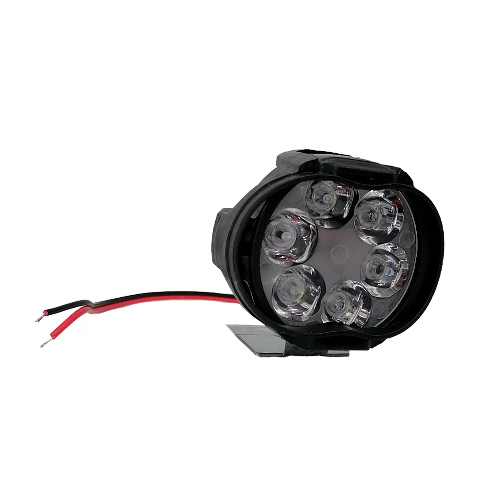 Paquete 2 lámparas de 6 luces led para motocicleta y vehículo eléctrico / moto-l04