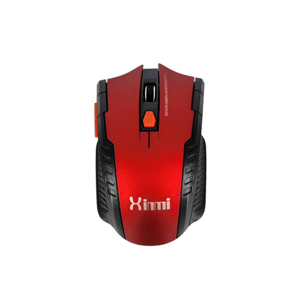 Mouse inalambrico 2.4ghz xinmi con diseño ergonómico tipo gamer, receptor usb, botones para juegos y rueda de desplazamiento, variedad de colores / sb-9251