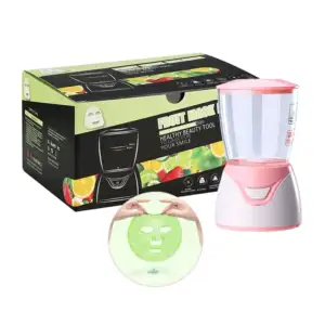 Máquina eléctrica fruit mask machine pequeña con molde de silicón par…