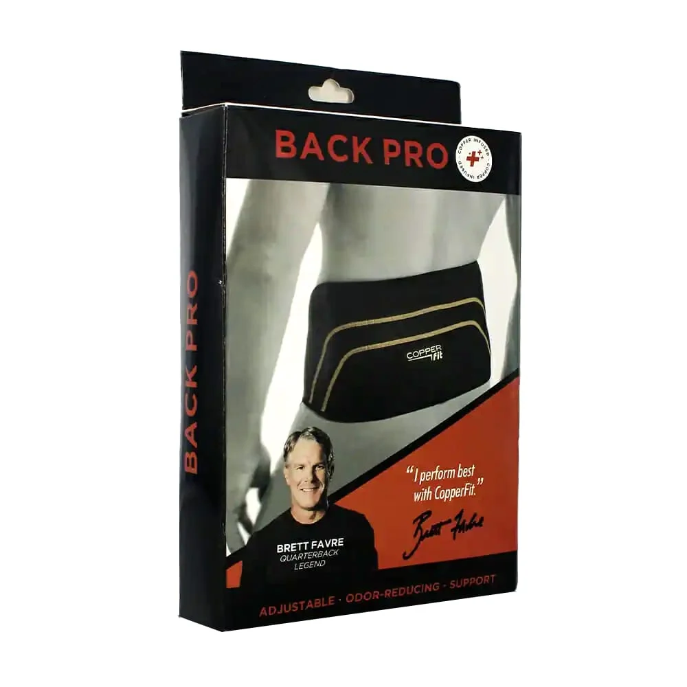 Faja cinturón copper fit back pro de ajustable de compresión / mp-99