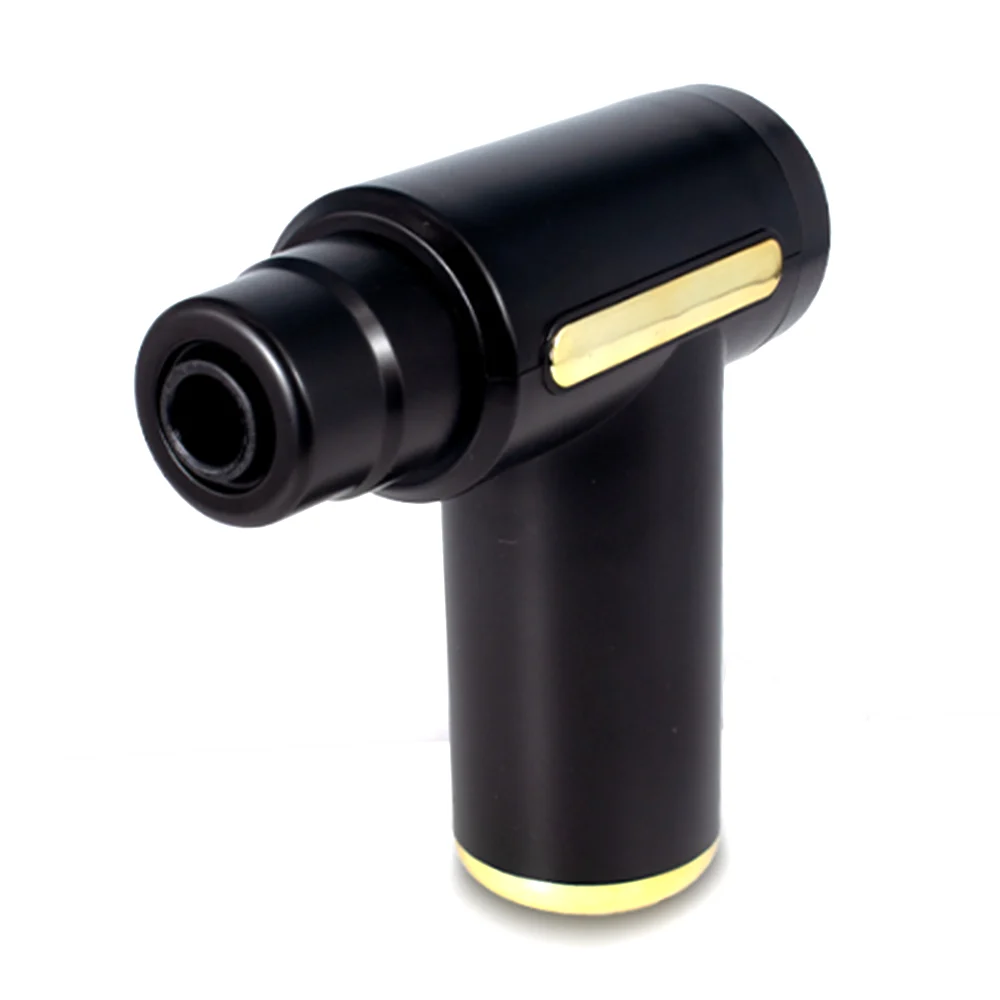 Pistola masajeadora portátil, recargable con 4 cabezales intercambiables, variedad de colores / mr-809 / massage gun