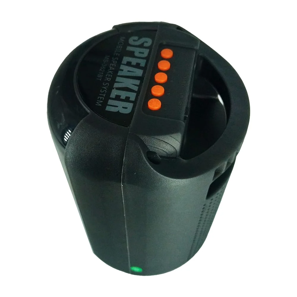 Bocina bluetooth de 3 pulgadas con luces led rgb y ranuras usb sd / mobile multimedia speaker