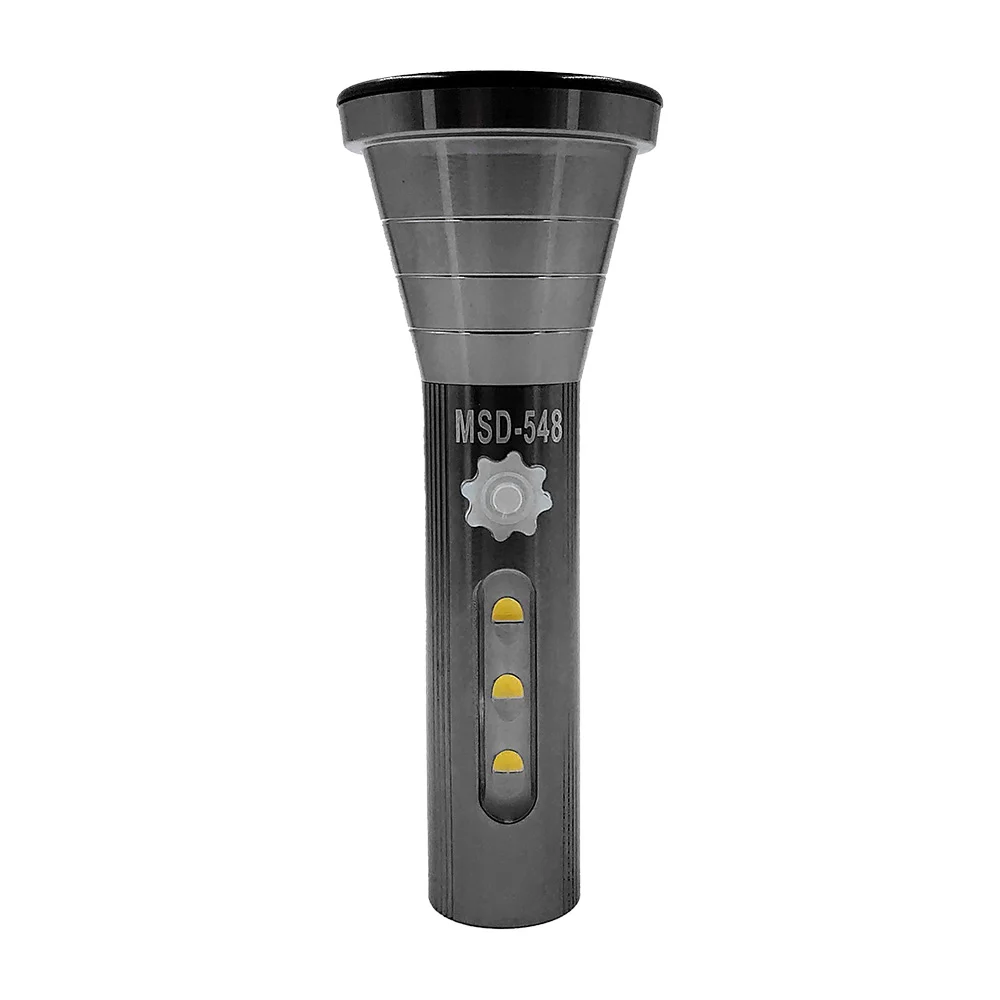 1pza Linterna recargable, de mano, con iluminación lateral, variedad de funciones / msd-548
