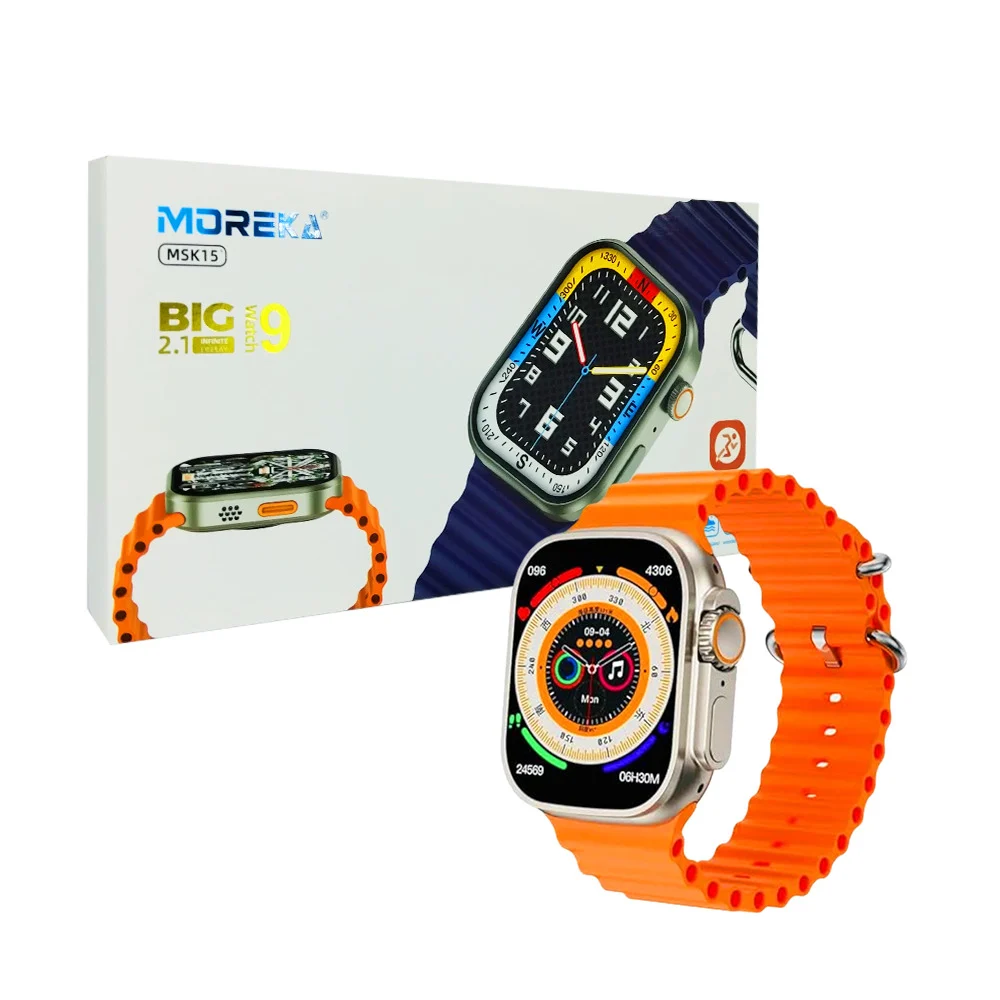 Smart watch cuadrado con 3 juegos de extensibles intercambiables y cargador magnético / msk15