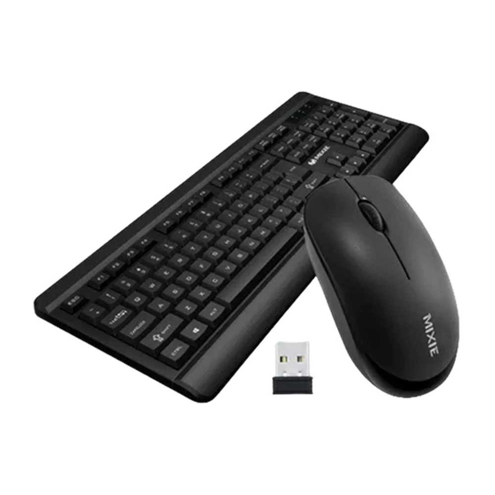 Combo de teclado y mouse inalámbricos mixie, 2.4g / mt-4100