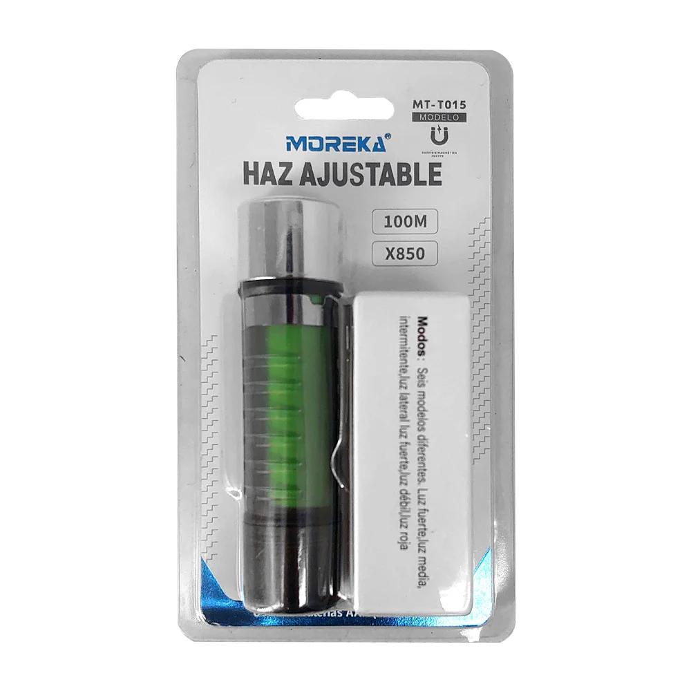Lámpara linterna pequeña moreka multifuncional portátil con 6 modos de luz / x850 / 519317