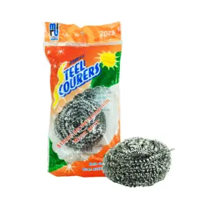 Paquete con 2 fibras metálicas para lavar trastes / steel scourers / …