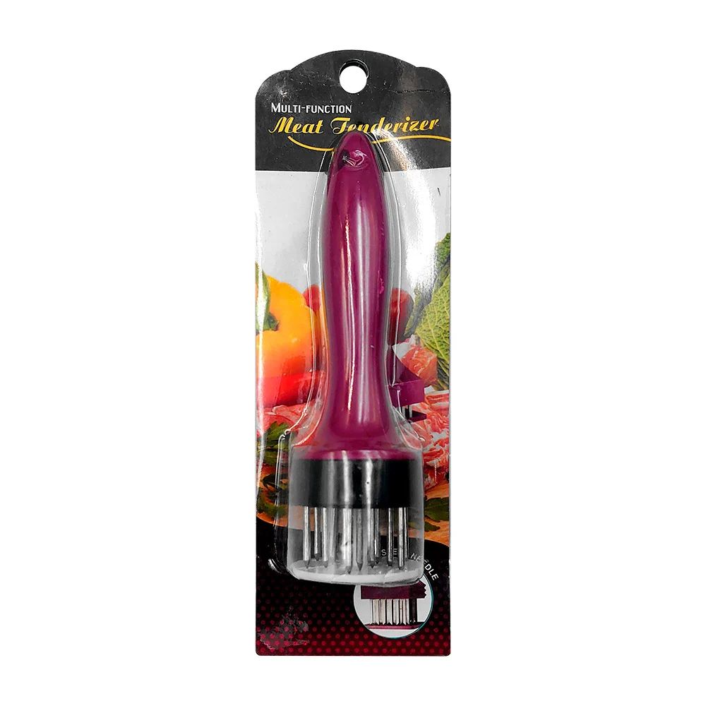 Ablandador manual con 16 agujas para carne, variedad de colores / meat tenderizer / mt888