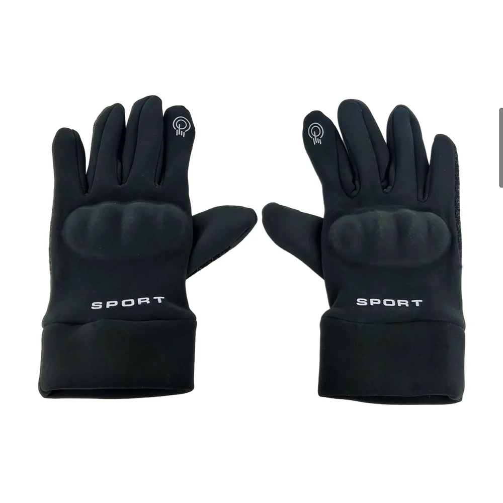 Par de guantes antideslizantes con protección de nudillos para motociclista / sport / shishangshoutao