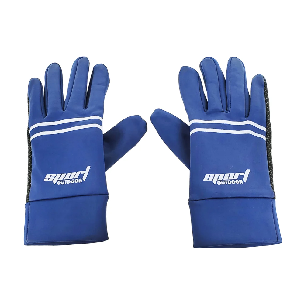 Par de guantes de algodón antideslizantes multifuncional para motociclista / sport outdoor
