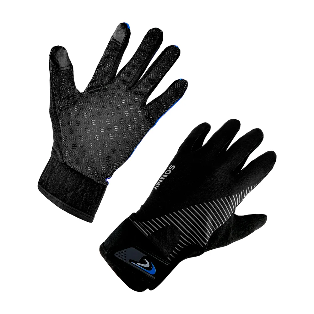 Par de guantes antideslizantes de tela licra multifuncional para motociclista / sonny / mtt-107