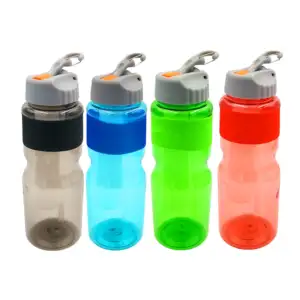 1pza Botella de plástico bicolor, con agarradera de plástico, tapa co…