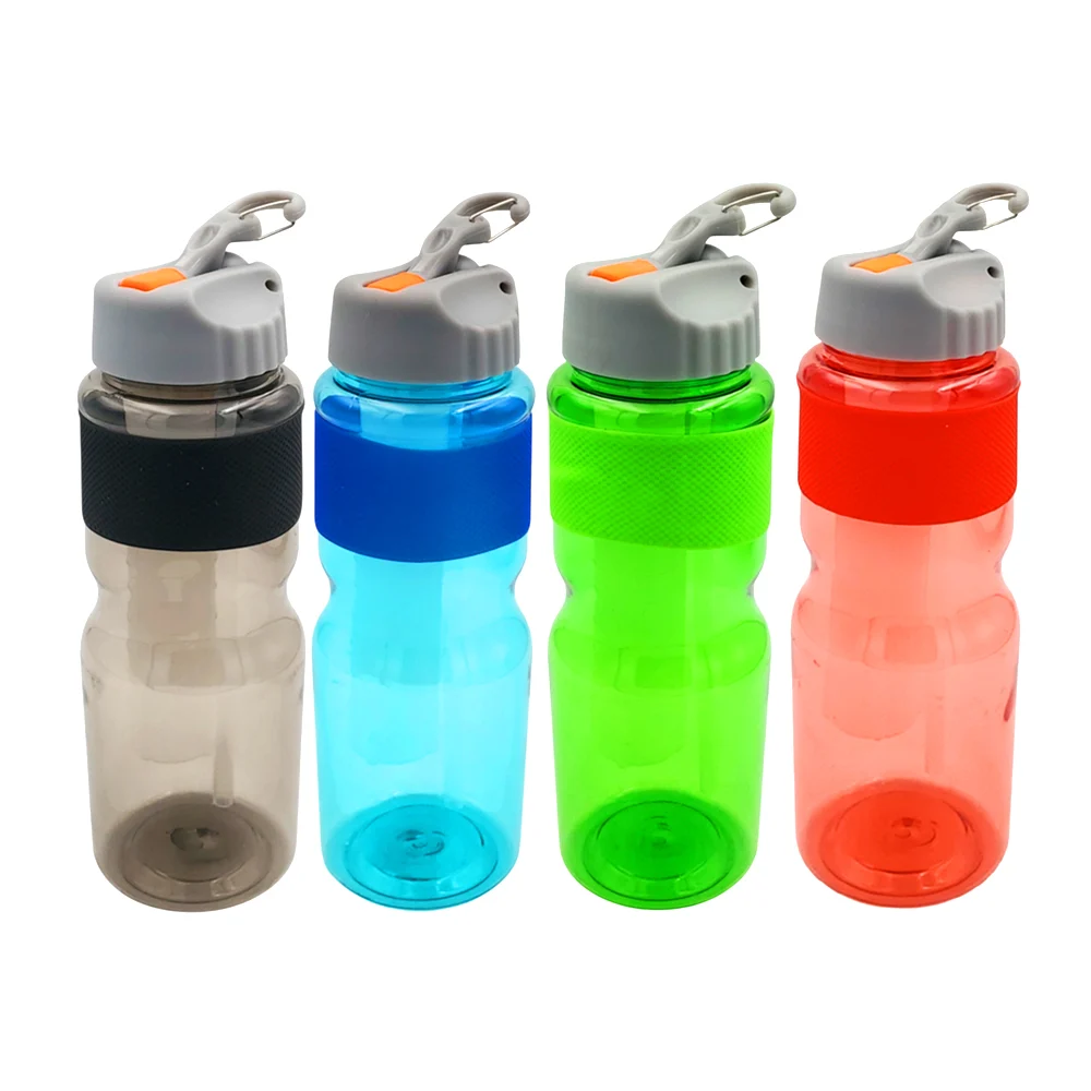 1pza Botella de plástico bicolor, con a...