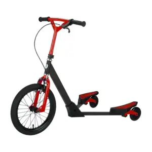 Scooter metálico ensamblable de 3 ruedas con diseño aerodinámico, var…