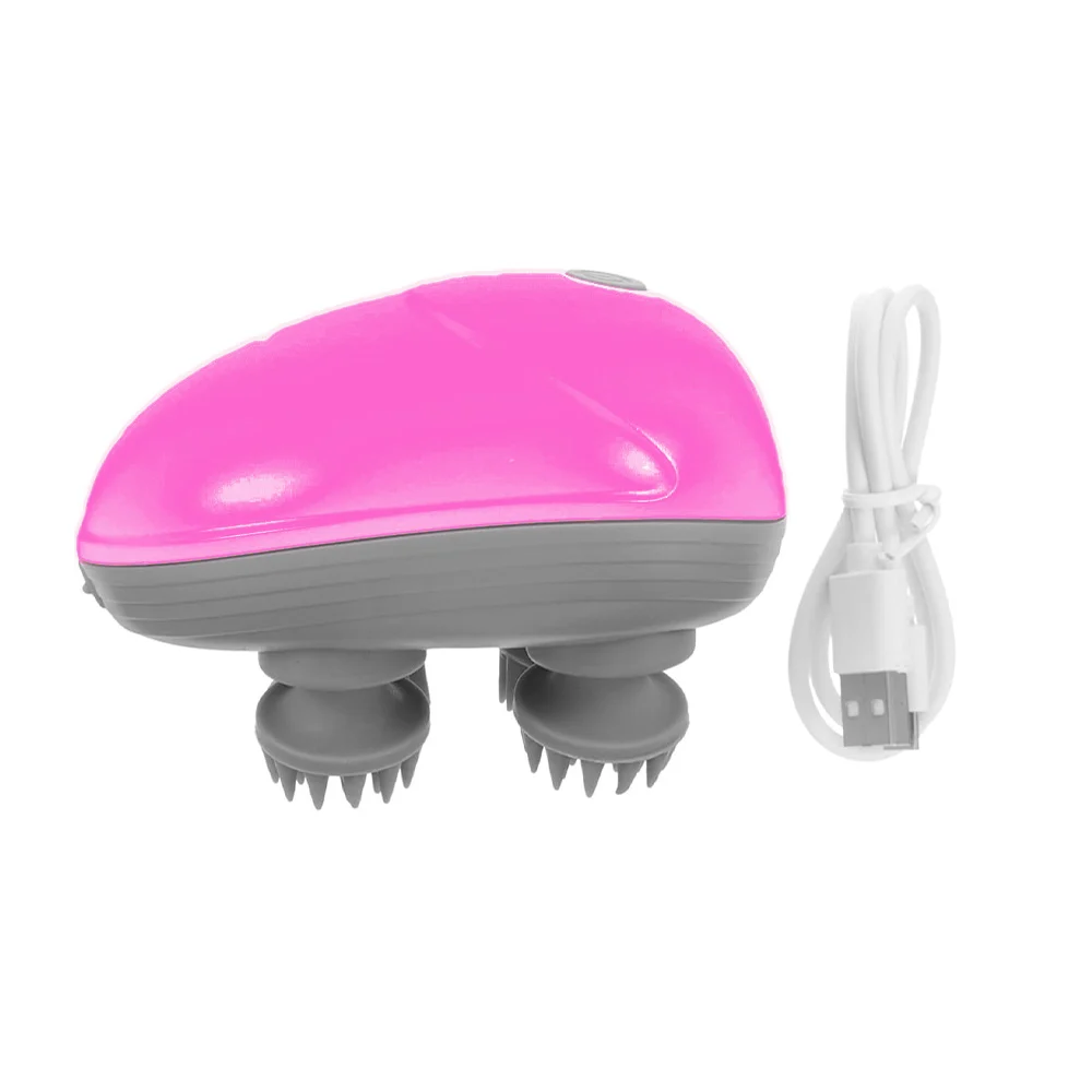 Masaje eléctrico para cabeza, cuello y brazos con 4 garras de silicón / intelligent head massager / mfj030