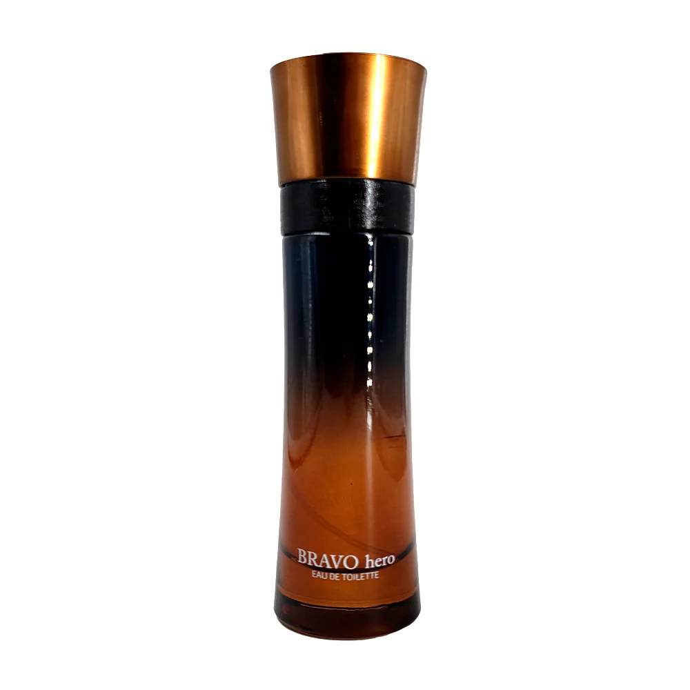 Juego de fragancia con perfume de 110ml, perfume de bolsa de 10ml y bálsamo para después de afeitar de 100ml para hombre / bravo hero / n7656