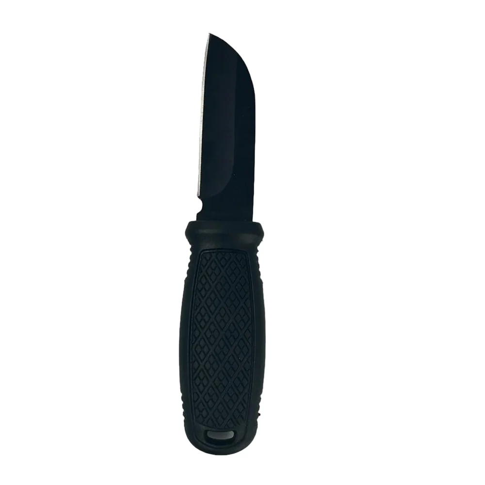 Cuchillo - navaja, de acero inoxidable, con funda - estuche y colgante / nf6483
