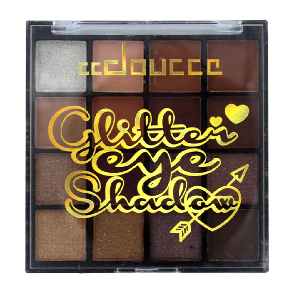 Paleta de sombras para ojos con 16 tonos, variedad de colores / glitter eye shadow / ed807