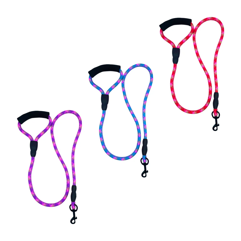 Correa de tela tipo soga con diseño de rombos para mascota, variedad de colores / pet supplies & pet / o013