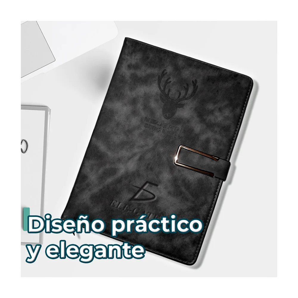 Libreta cuaderno elegante con portada ac...